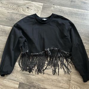 Fringe sweater